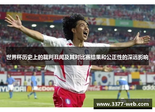 世界杯历史上的裁判丑闻及其对比赛结果和公正性的深远影响
